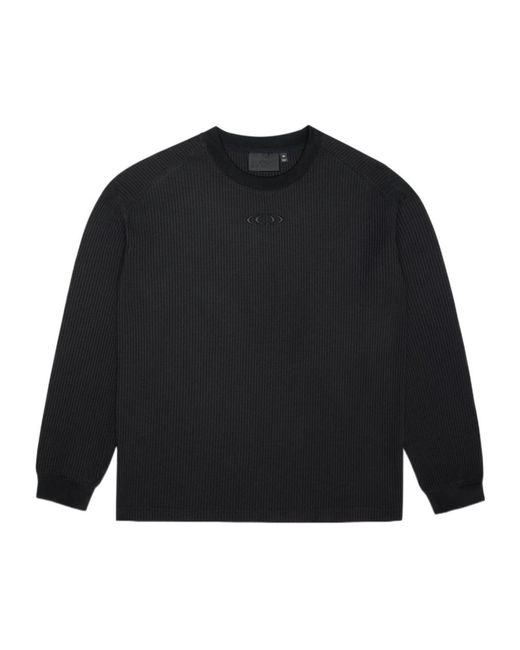 Rains Black Long-Sleeved T-Shirt for men