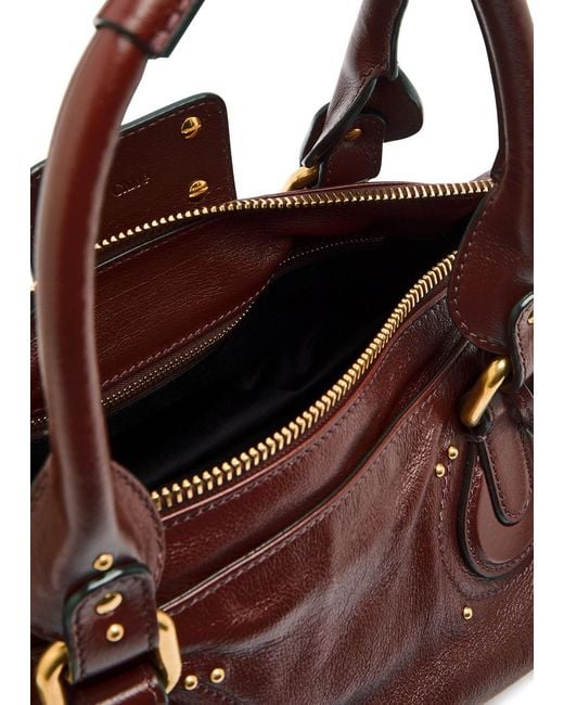 Chloé Brown Simple Cowhide Shoulder Bag