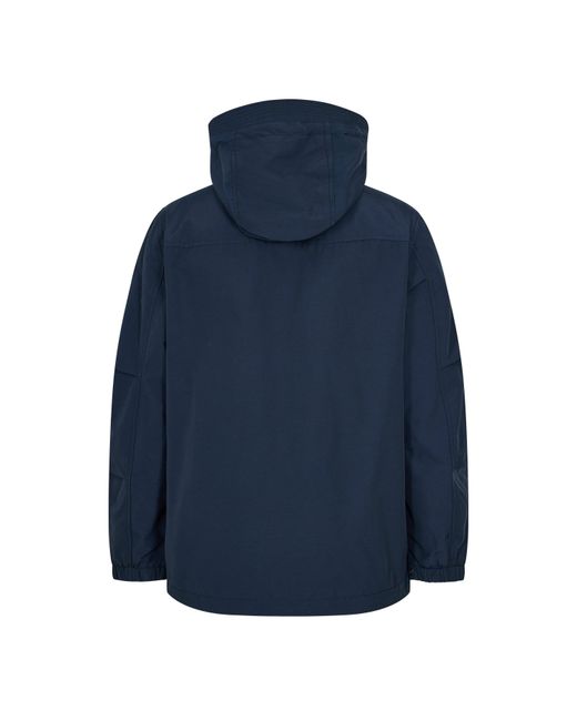 Woolrich Blue Long-Sleeve Hooded Parka for men