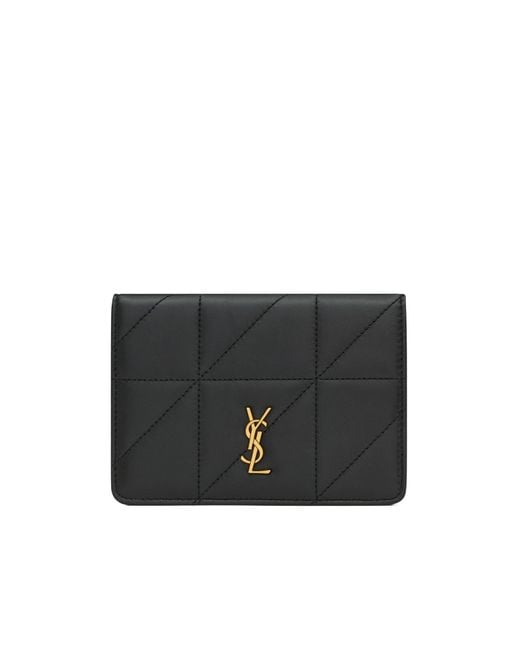 Saint Laurent Black Jamie Passport Case