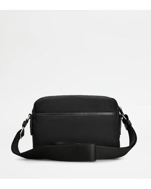 Tod's Black Camera Mini Messenger Bag for men