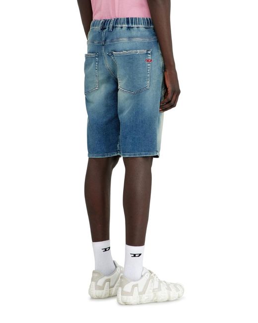 DIESEL Blue 2033 D-Krooley-Short-Bw Denim Shorts for men