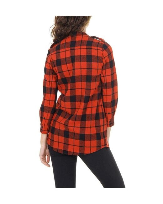 Burberry Checkered Casual Blouse