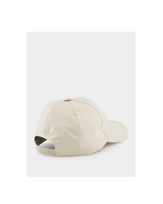 Fedeli White Panelled Baseball Cap for men