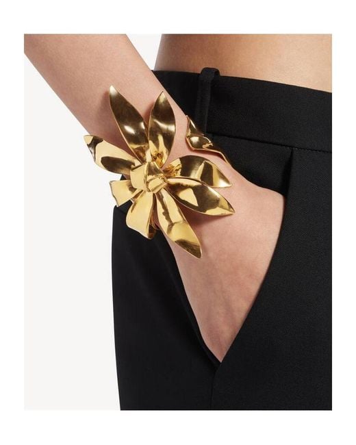 Balenciaga Metallic Bloom Cuff