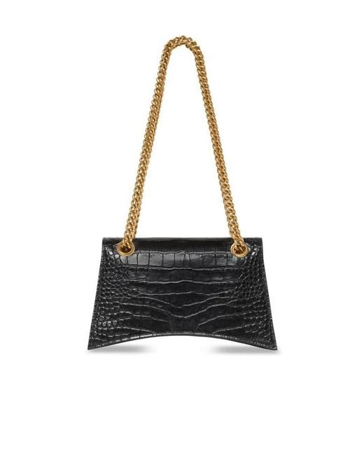 Balenciaga Black Crush Small Shoulder Bag