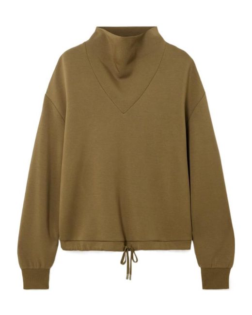Varley Green Turtleneck Sweatshirt