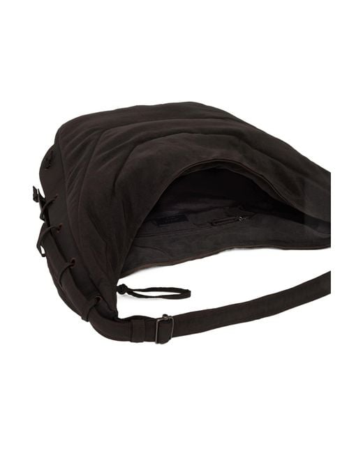 Lemaire Black Game Large Zipped Shoulder Bag