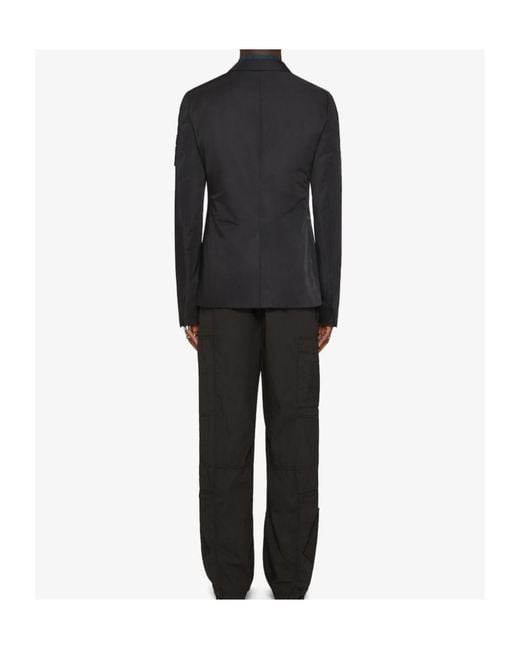 Givenchy Black Single-Breasted Long-Sleeved Jacket for men