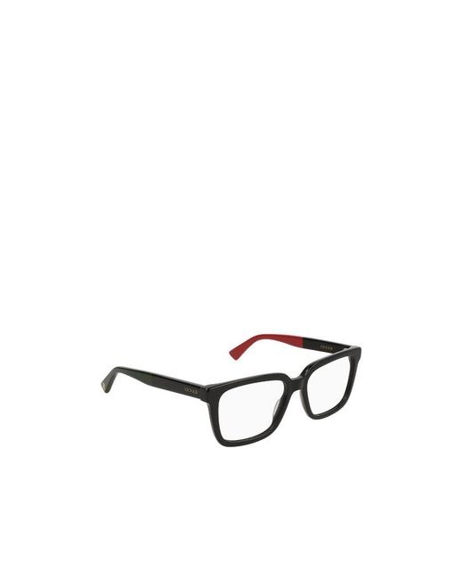 Gucci Metallic Square-Frame Glasses for men