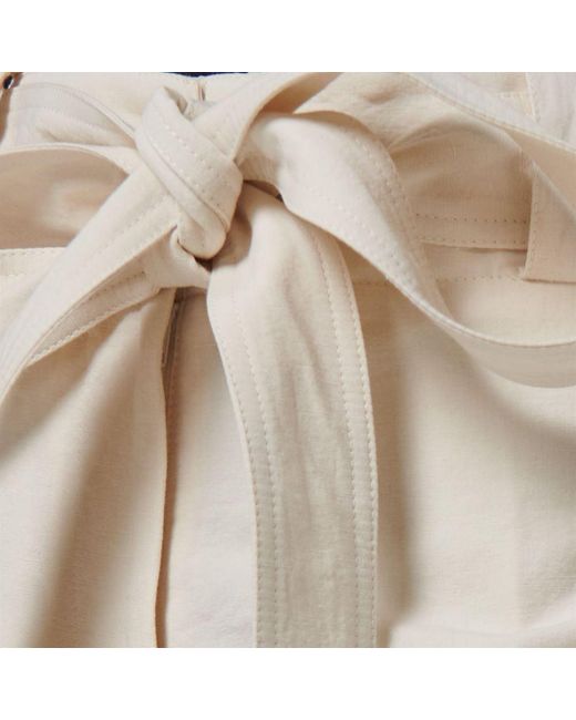 Moncler White Wide-Leg Casual Pants