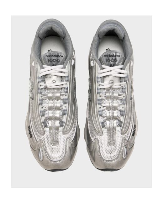 New Balance Gray 1000 Metallic Sneakers for men
