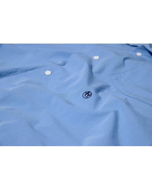 Nanamica Blue Long Sleeve Shirt for men