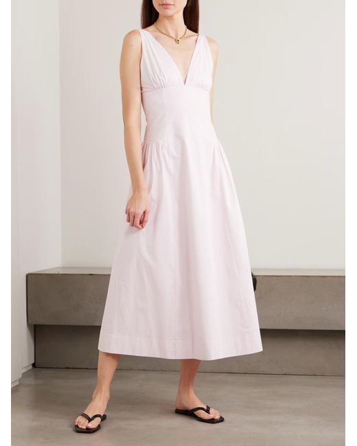 Posse Pink Lindie Pleated Dress