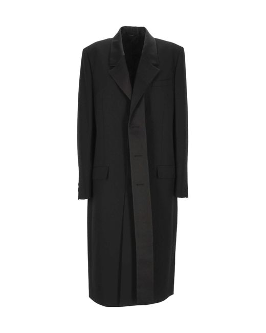 Fendi Black Single Breasted Trench Coat for men