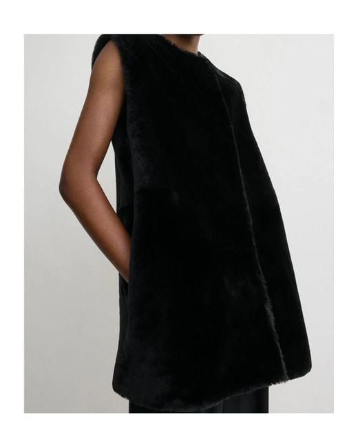 Totême Black Sleeveless Vest