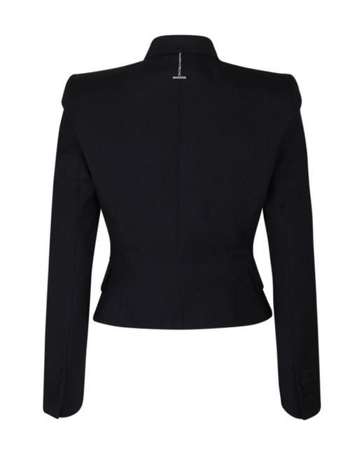 McQueen Blue Double Breasted Blazer