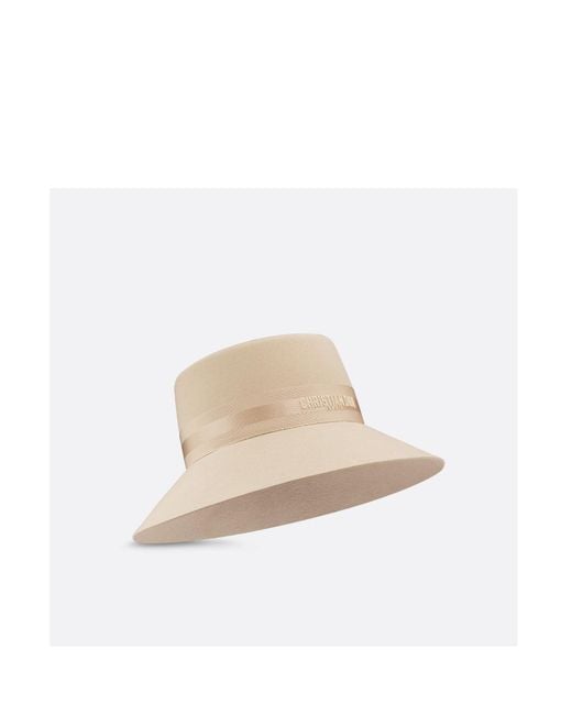 Dior Natural D-Bobby Large-Brim Hat