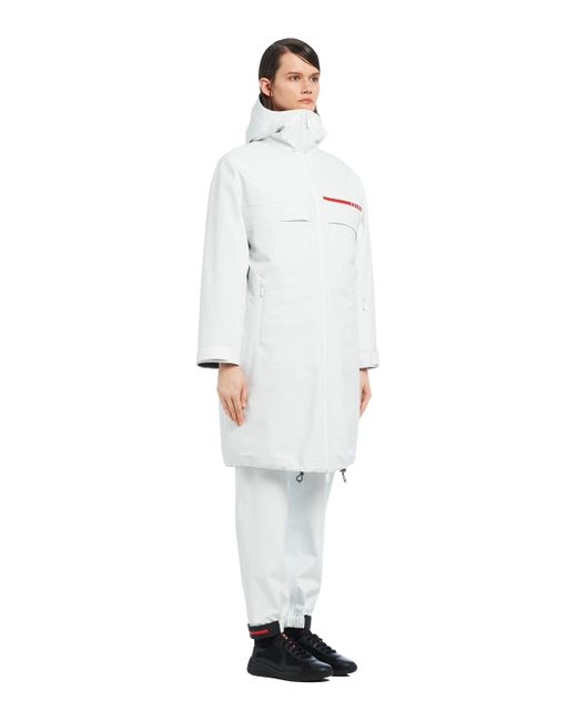 Prada White Gore-Tex Pro Padded Jacket