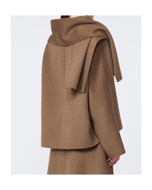 Max Mara Brown 'S Kate Button-Up Coat