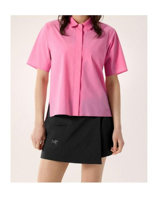 Arc'teryx Pink Olia Shirt Ss