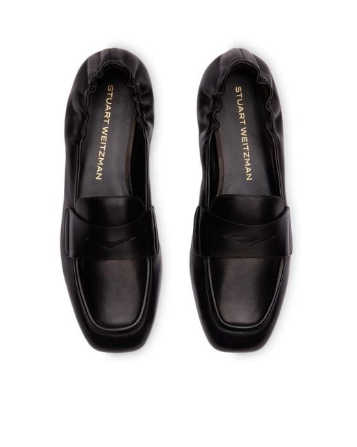 Stuart Weitzman Black Bryant Loafer