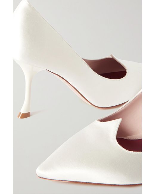 Roger Vivier White I Love Vivier High Heels