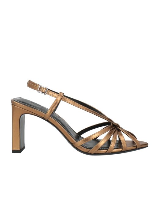 MAX&Co. Multicolor Metallic Pointed Toe Sandals