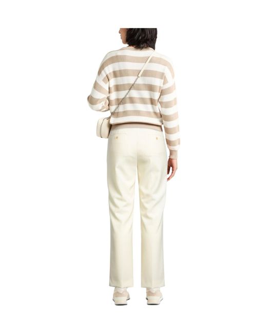 Max Mara White Tailored Dress Pants