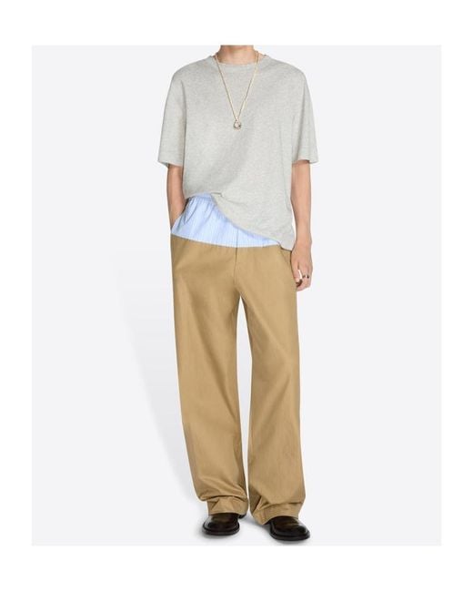 Dries Van Noten White Lightweight T-Shirt for men