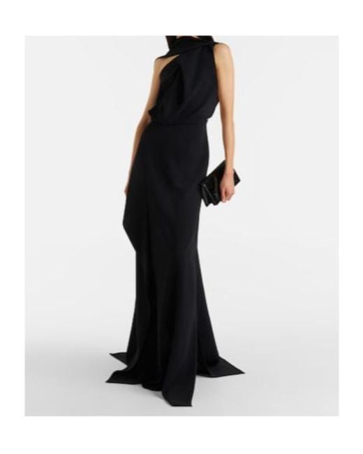 Maticevski Black Priority Draped Gown