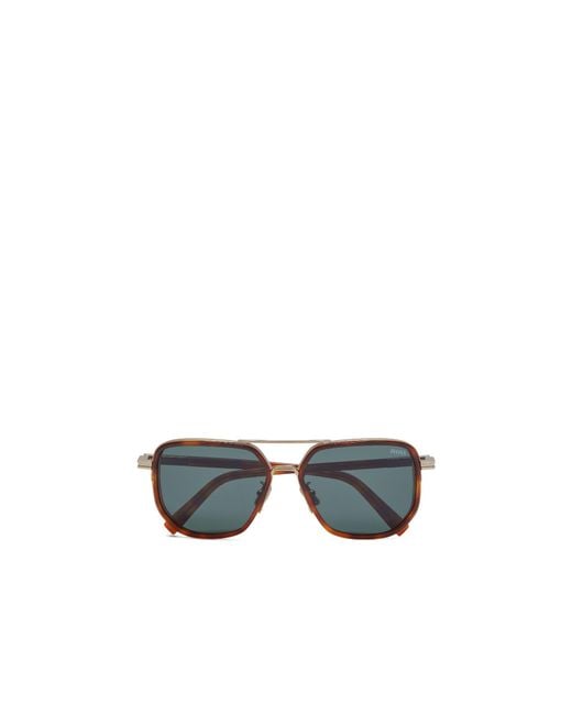 Zegna White Logo Details Sunglasses for men