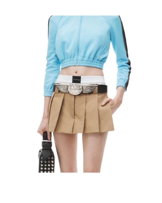 Alexander Wang Natural Pre-Styled Skort