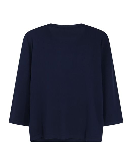 Aspesi Blue Long-Sleeve Top