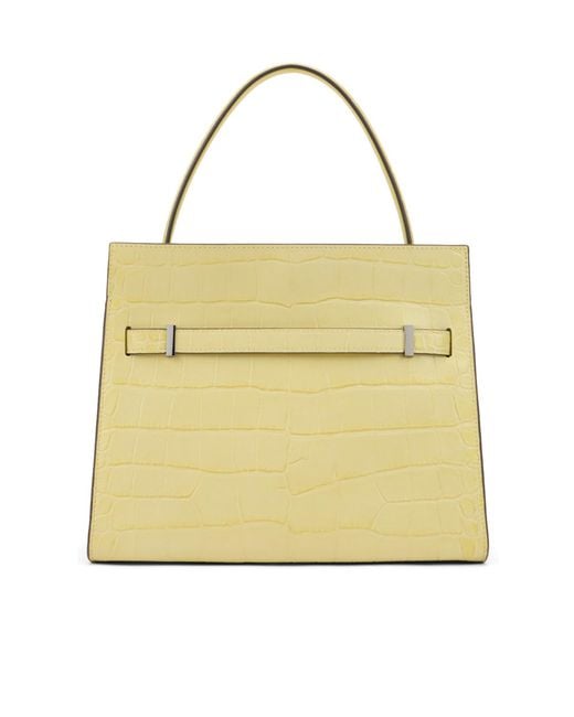 Tory Burch Metallic Lee Radziwill Top Handle Tote Bag
