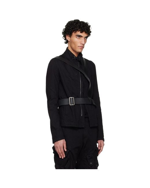 Julius Black Dimensional Backpack for men