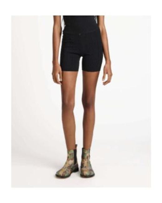 J.W. Anderson Black Jw Anderson Knitted Pointelle Fitted Shorts