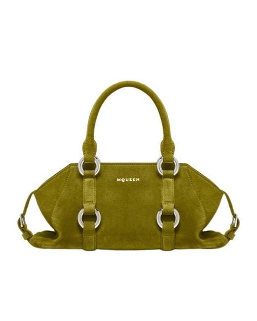 McQueen Green Farringdon Small Tote Bag
