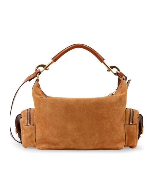 Chloé Brown Chloé Zipped Medium Camera Bag