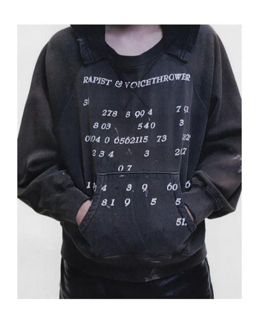 Enfants Riches Deprimes Gray Enfants Riches Déprimés Distressed Hoodie for men