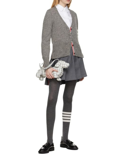 Thom Browne White Rwb Striped Buttoned Shirt