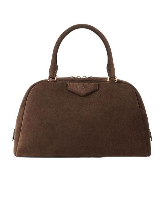 Givenchy Brown Antigona East West Medium Tote Bag
