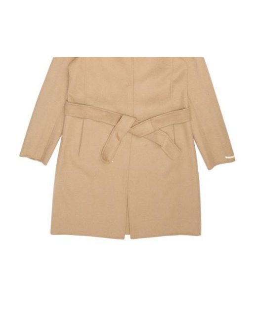 Max Mara Natural Logo Coat