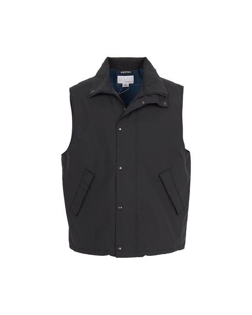 Nanamica Black 2L Pertex Unlimited Field Vest for men