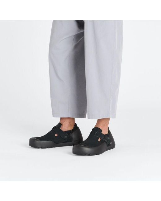Birkenstock Black Logo-Debossed Trainers