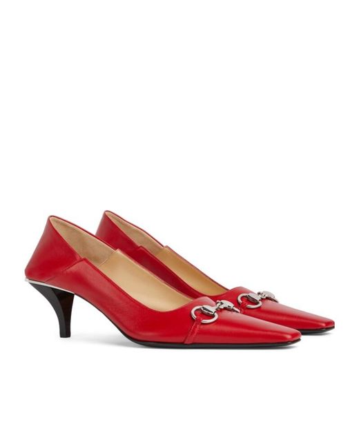 Gucci Red Vittoria Pump
