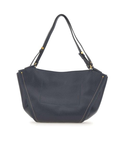 Gianni Chiarini Blue Bloom Tulip Shoulder Bag