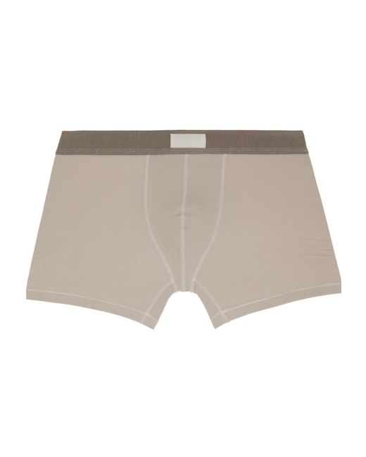Skims Green Logo Boxer Briefs Three-Pack for men