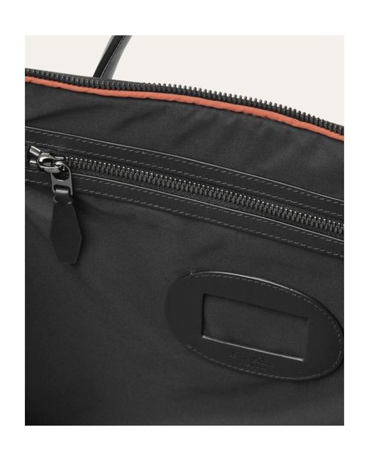 Loro Piana Black Medium Wind Duffle Bag for men