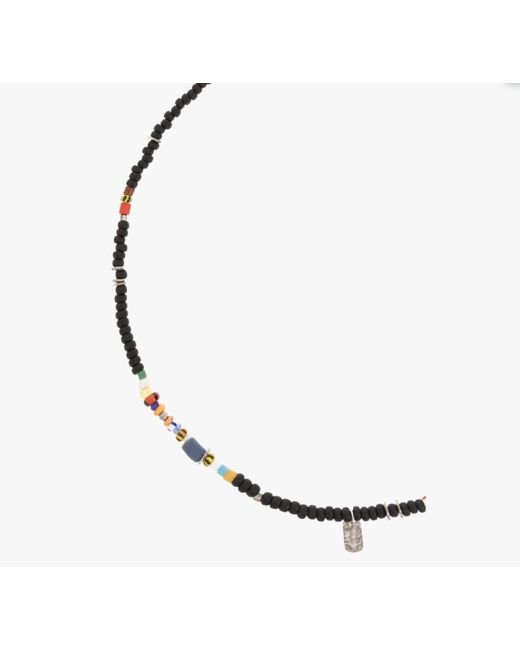 Paul Smith Metallic Beaded Pendant Necklace for men